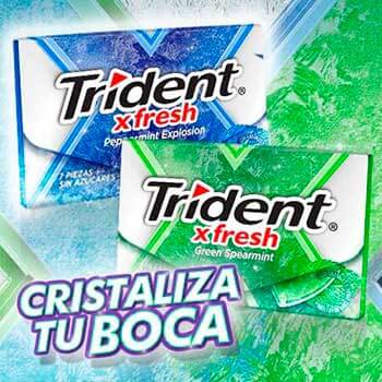 imagen de chicle trident